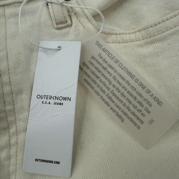 Outerknown S.E.A. Fillmore Boyfriend Jeans SZ 27 NWT Salt Organic Cotton Stretch - Picture 6 of 16